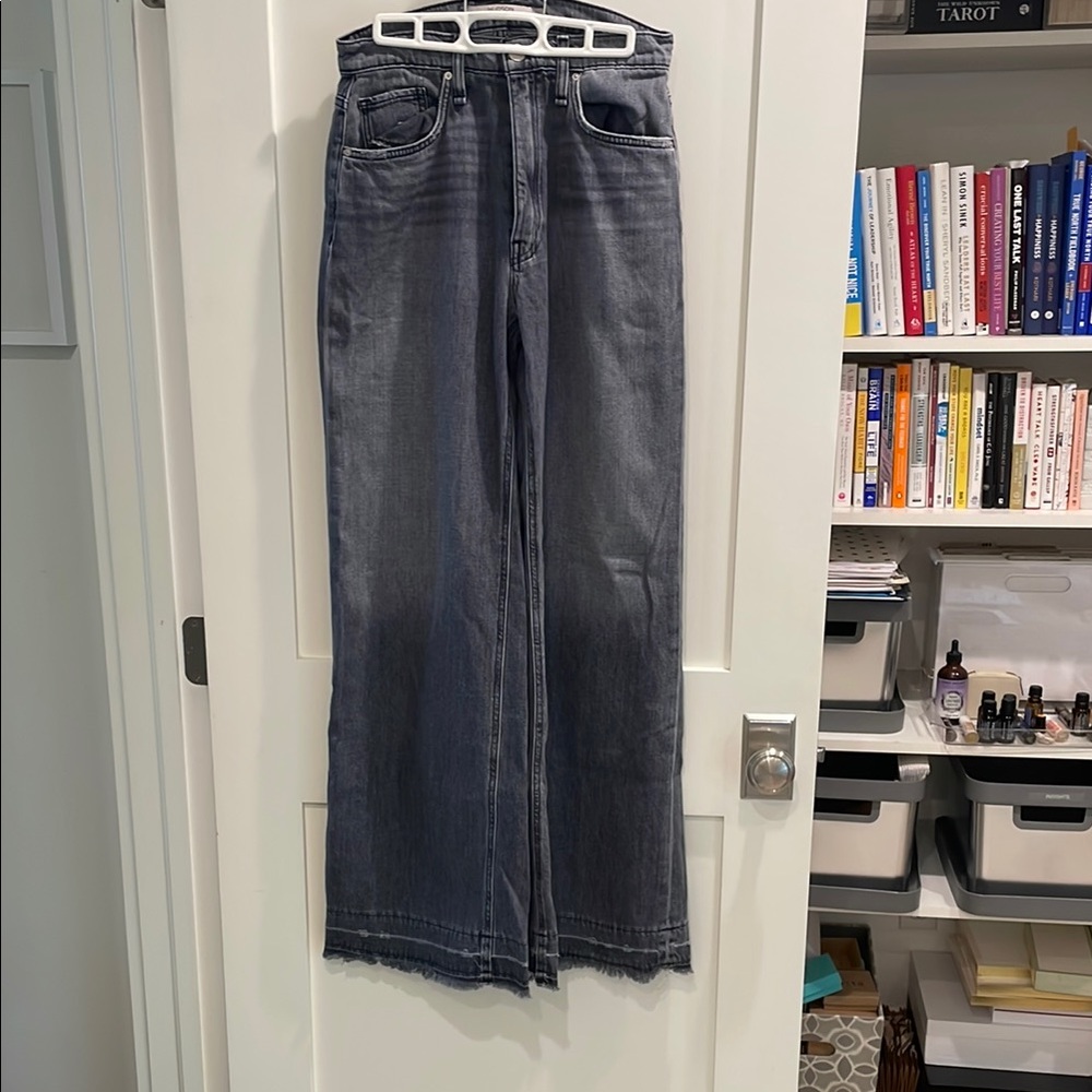 Hudson Jeans Dark Gray Flare Leg Denim